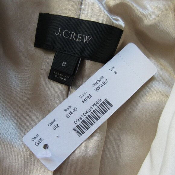 NWT J.Crew Colorful Metallic Tweed Jacket in Plum Multi Front Pockets Twinkle 6 - Picture 7 of 8